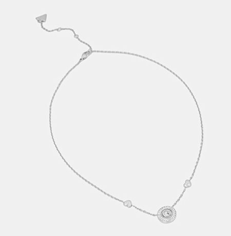 Collana Guess Donna G Talisman in Acciaio Cristallo JUBN06 207JW - JUBN06 207JW